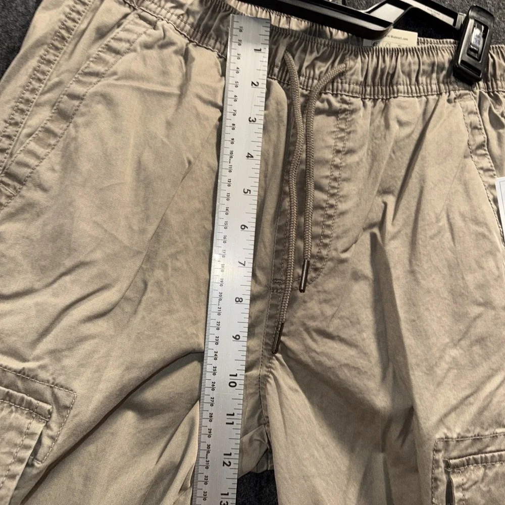 No Boundaries Men's XSmall 27 Straight Fit Cargo Pants Light Taupe Outdoor